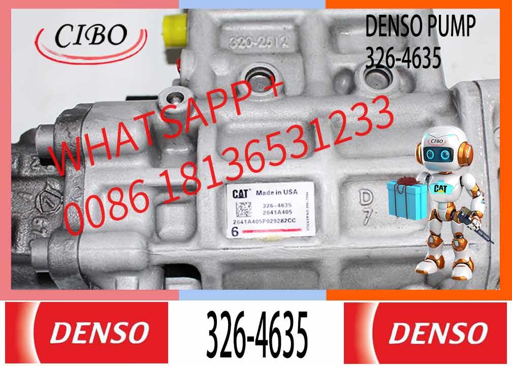 Construction Machinery Parts C6.4 320D E320D excavator fuel Injection pump 3264635 326-4635 for spare parts