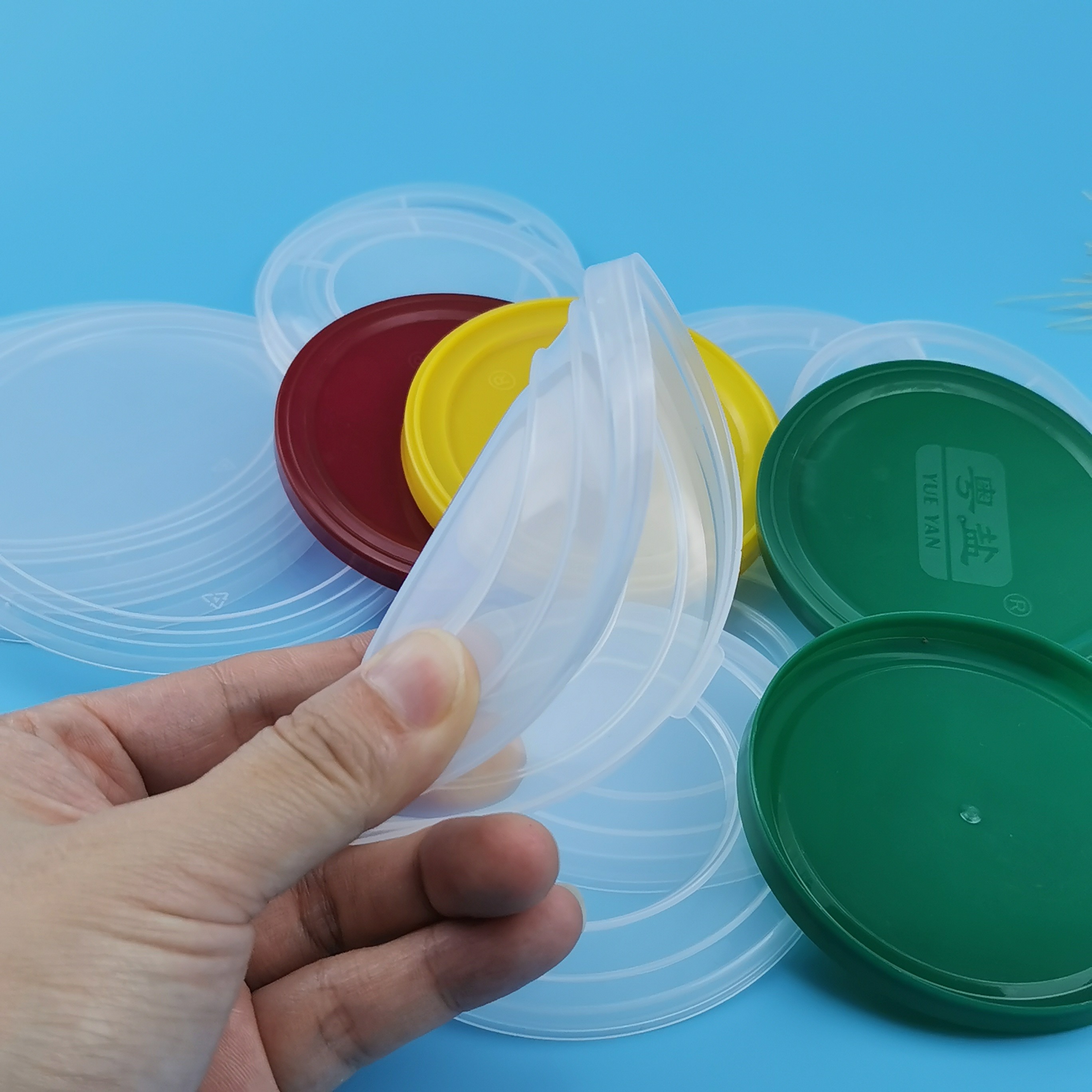 SGS 165mm Composite Food Grade PE Plastic Cover