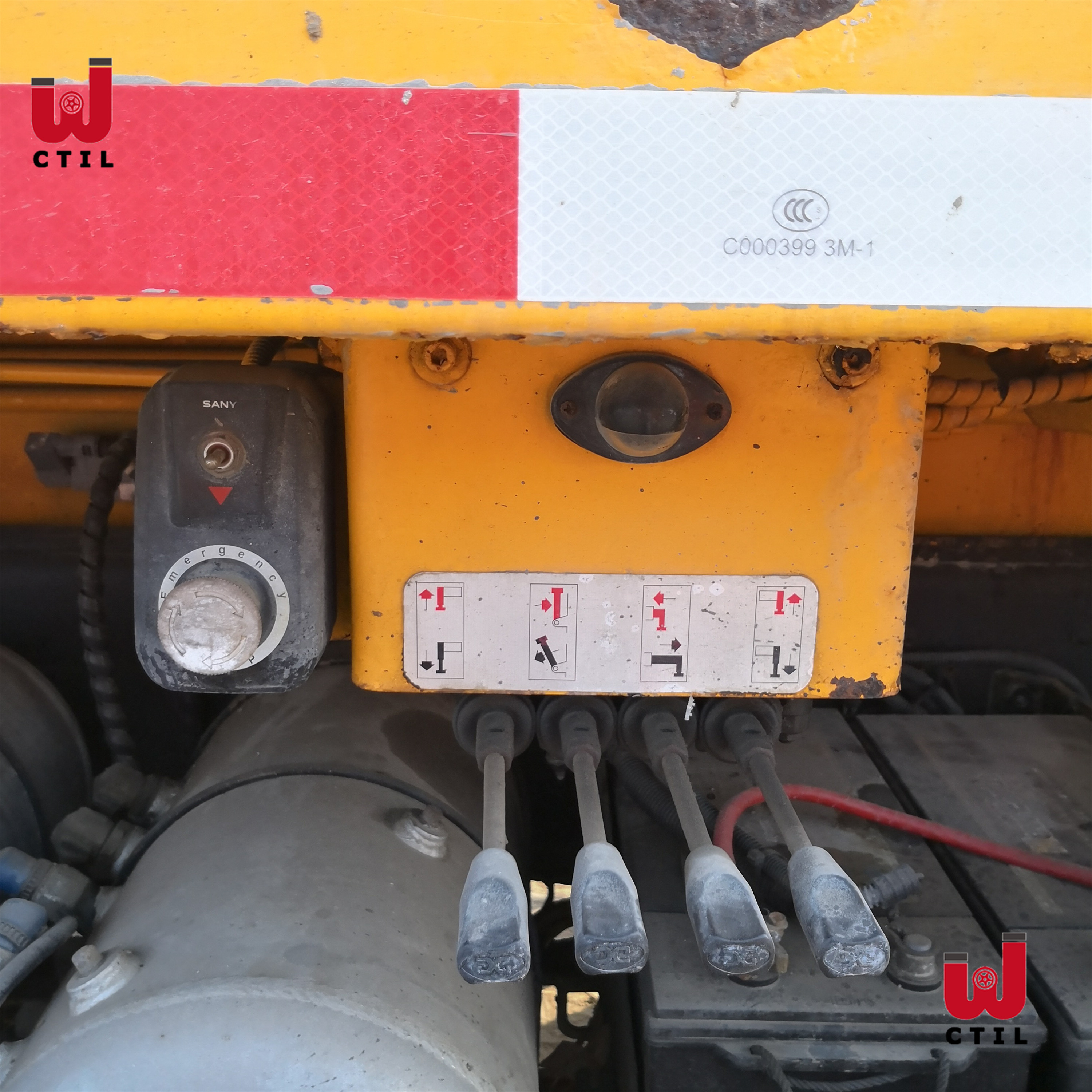 Used Conditioned Concrete Boom Pump Truck 33m 46m Height