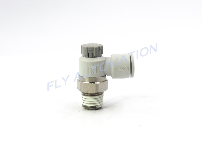 AS2201F-01-10S Speed Control Valve With One Touch Fitting Elbow Type Lot Of 5 SMC Type