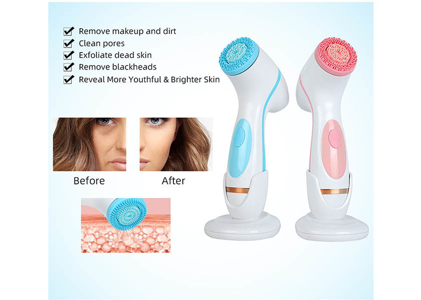 Wireless Facial Cleansing Brush Home Use For Deep Cleaning Sensitive Skin