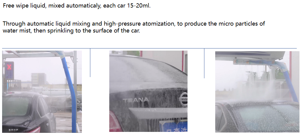 -Chic Design Hot-Dipped Galvanized Steel Frame Automatic Touchless Car Wash System