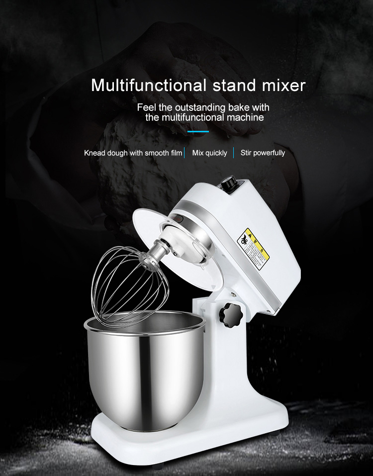 Adjustable Speed 7L Table Top Electric Milk Power Mixer with Stainless Steel Housing