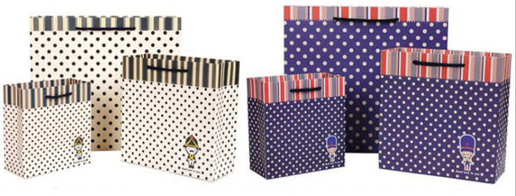 New Products Business Spotted Little Soldier Gift Bags Paper Bags Handbags Bags Gift Bags Clothing Bags