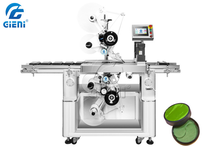 SUS304 Automatic Round Bottle Two Side Labeling Machine Side Editing