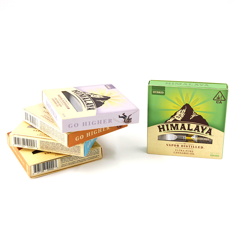Vape Cardboard Custom Sleeve Box Packaging Spot UV For CBD Packaging