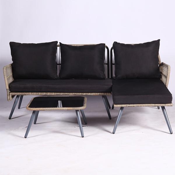 All Weather Patio Outdoor Rattan Sofa Garden Furniture Wicker Outdoor Rattan
