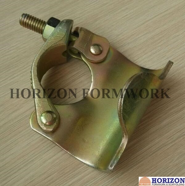 Putlog Drop Forged Double Coupler Zinc Plated Finishing At 90 Degree Right Angle