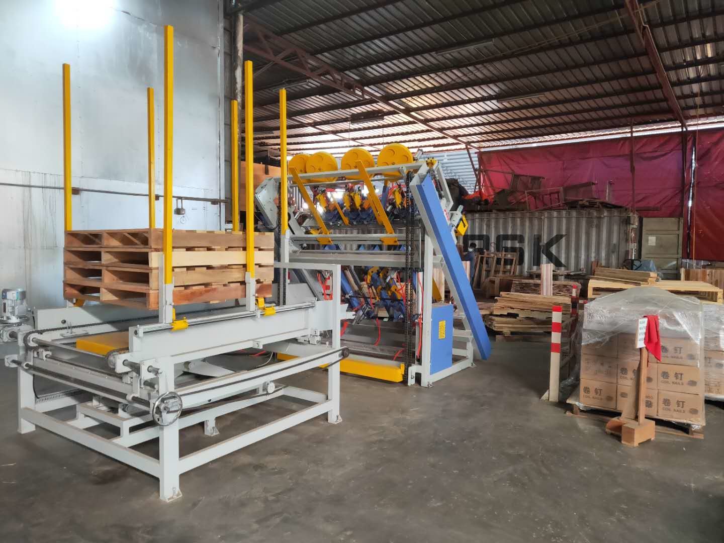 Wooden Stringer Pallet Machine,Pallet Nailing Machine, China Wood Pallet Making Machine
