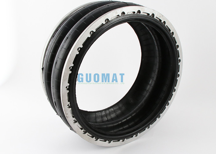 W01-358-7301 Firestone Air Spring Ribbed Neck Aluminum Bead Rings Unequal Spacing 17/8 b,n,w