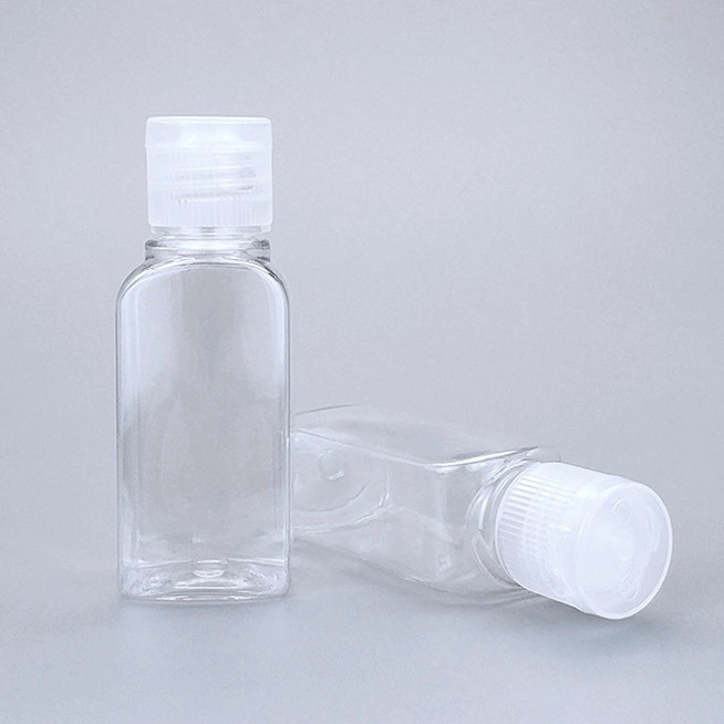 1oz 30ml Flip Top Cap Small Plastic Sample Bottle For Toner Lotion Liquid Soap