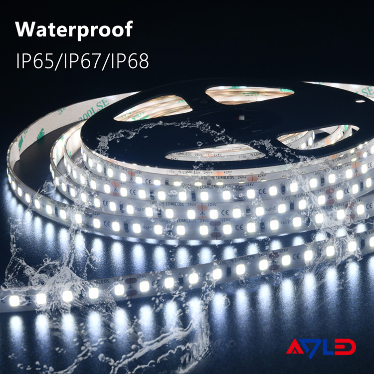 Outdoor High Lumen Dimming LED Strip Lights SMD2835 3000k 4000k 6500k