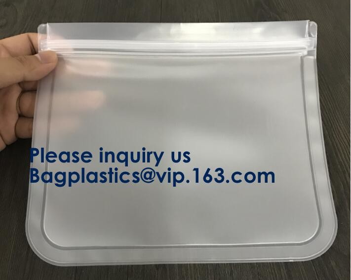 Eco Bio Vaccum Bag For Food Storage Reusable Silicone Peva Bag Freezer Snack Pack Packaging Biodegradable Compostable