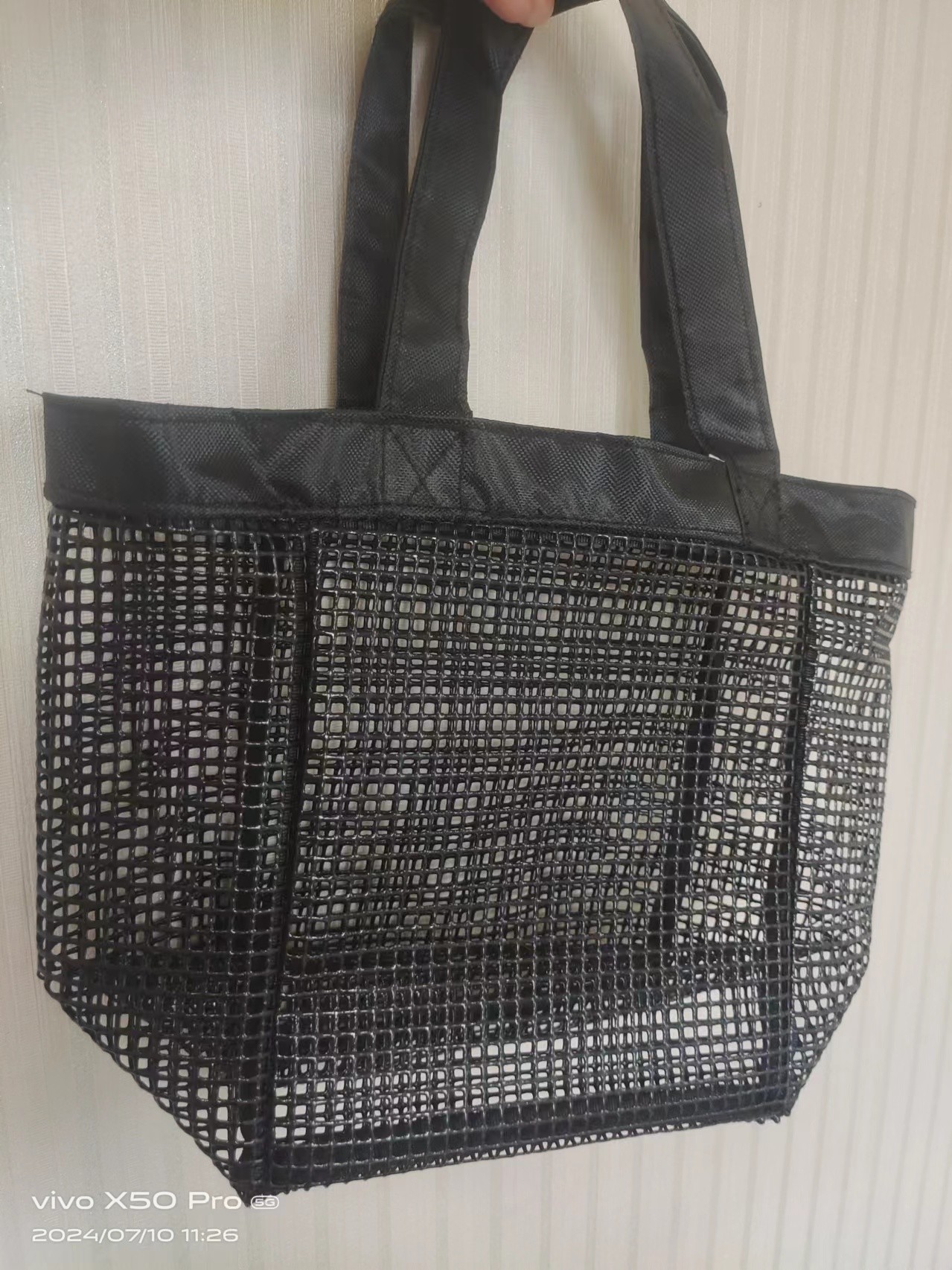 Multi Functional Stronger PVC Coated Mesh Bag for Fishing Shopping or Sport Storage Bag