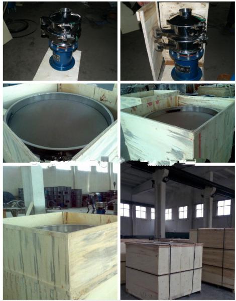1-6 High Frequency Industrial Round Multi Deck Rotary Sand Granulated Sugar Ultrasonic Vibrating Screen