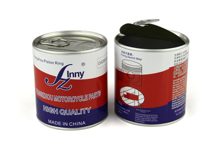 Red Color Print Custom Paper Cylinder Cans Gift Package Round Boxes