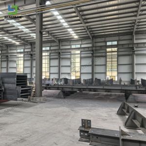 Modern Prefabricated Metal Frame Construction School Big Industrial Building