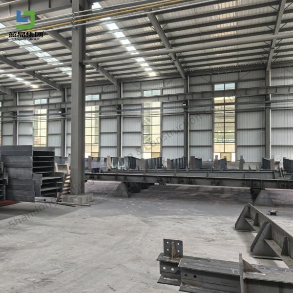 Modern Prefabricated Metal Frame Construction School Big Industrial Building