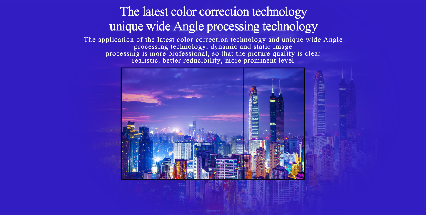 Indoor Did Lcd Video Wall Panel Matrix Splicing Screen Seamless 1.8mm Video Wall