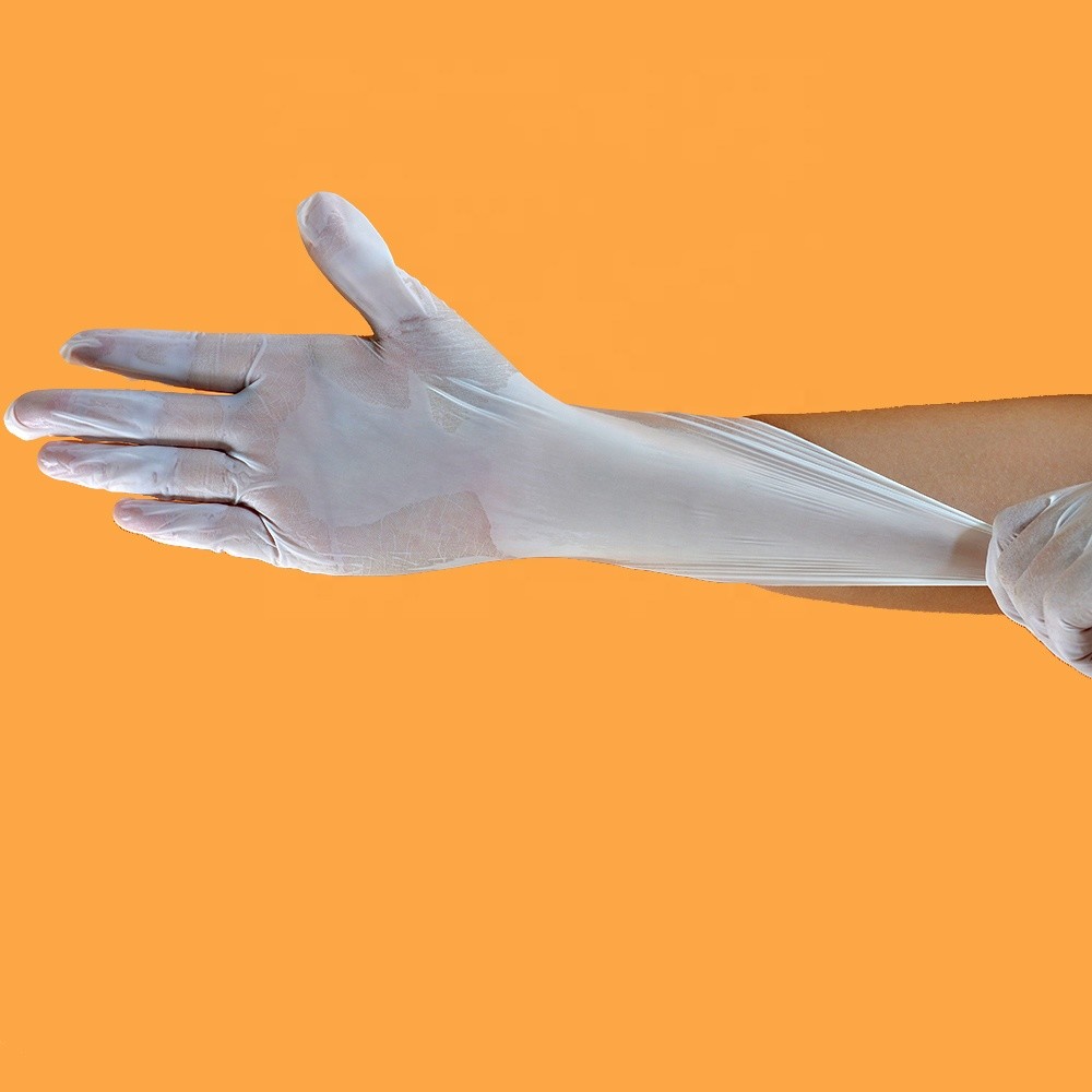 Disposable Latex Free Medical Gloves , Vinyl Examination Gloves Non Allergic
