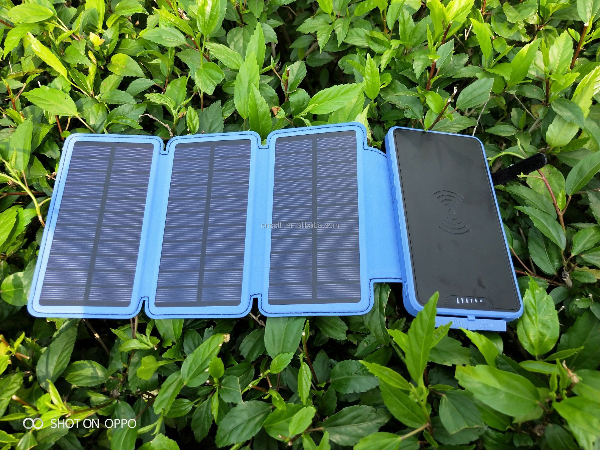 High Capacity 50000mah Solar Powerbank Foldable Solar Power Bank With LED Light
