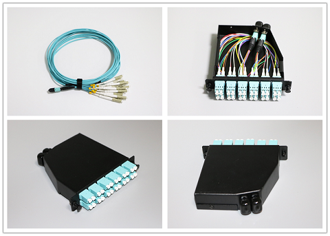 12 Core MTP / MPO Fiber Cassette Modules for 1U Fiber Optic Patch Panel 1