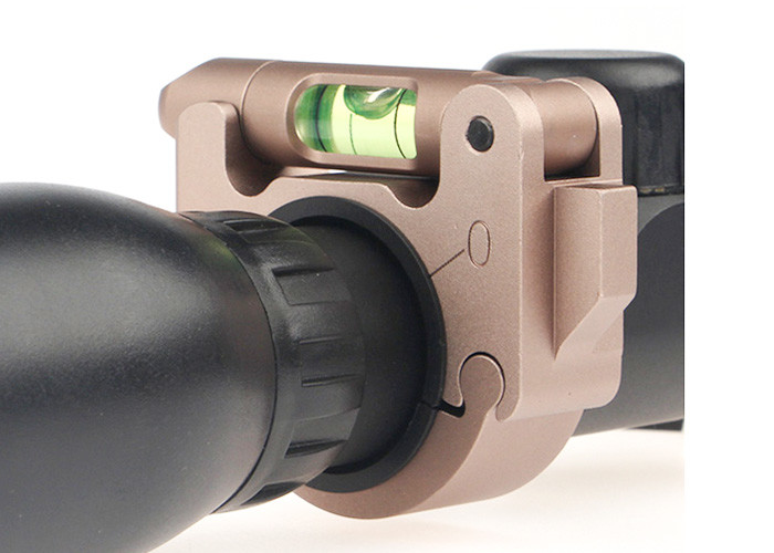 Streamlined Tactical Scope Rings Bubble Spirit Level For 30mm / 25mm Tube