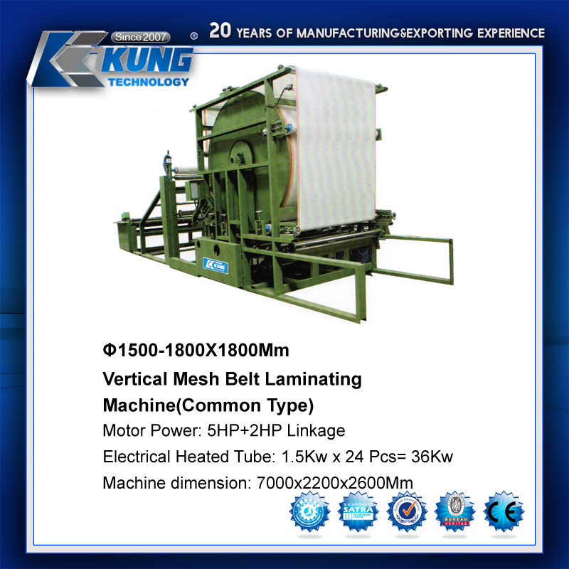 Top Selling Mesh Belt Lamination Machine for Material Compound