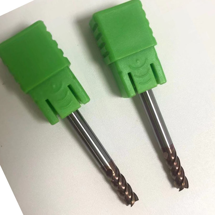 Nano Coated Tungsten Carbide Endmills 2 Flute D4 End Mills H60RC