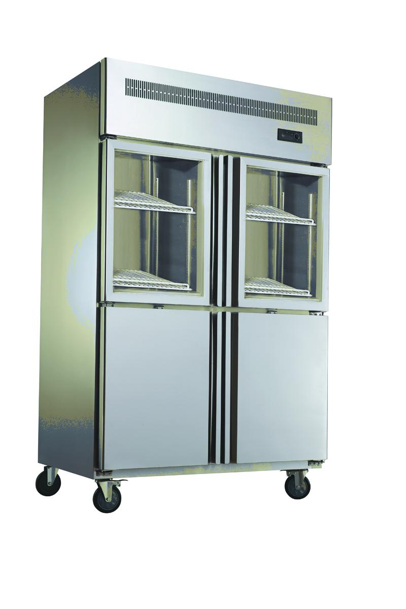 Low-energy Upright Stainless Steel Kitchen Commercial Upright Freezer CE CB ROHS