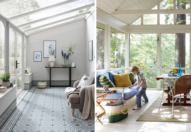 Polymorphic Roof Outside Screen Room Sunroom Attached To House