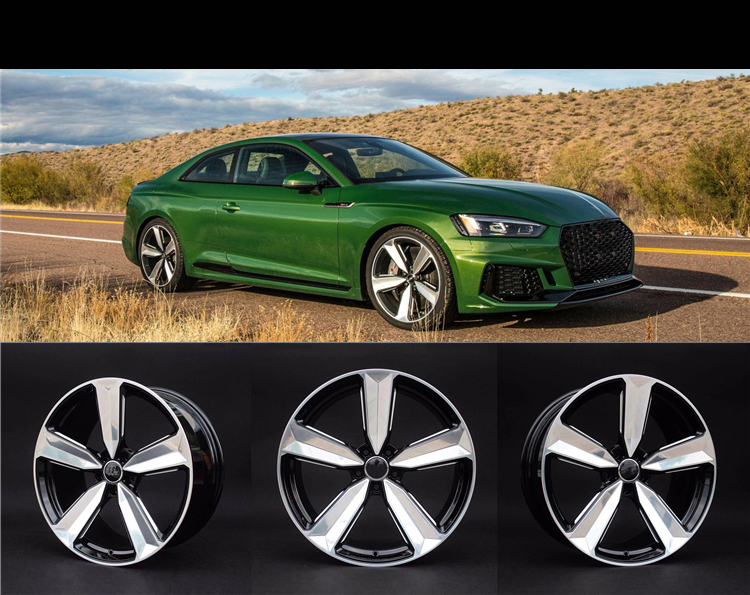 Machined Face Car Wheel Rims Aluminum Alloy 19 Inch 5 X 112