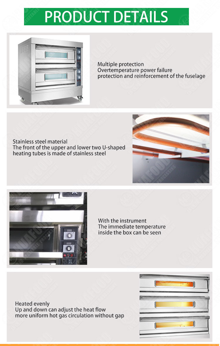 restaurant Commercial Bakery Oven Industrial Bread Baking Machine Gas Oven