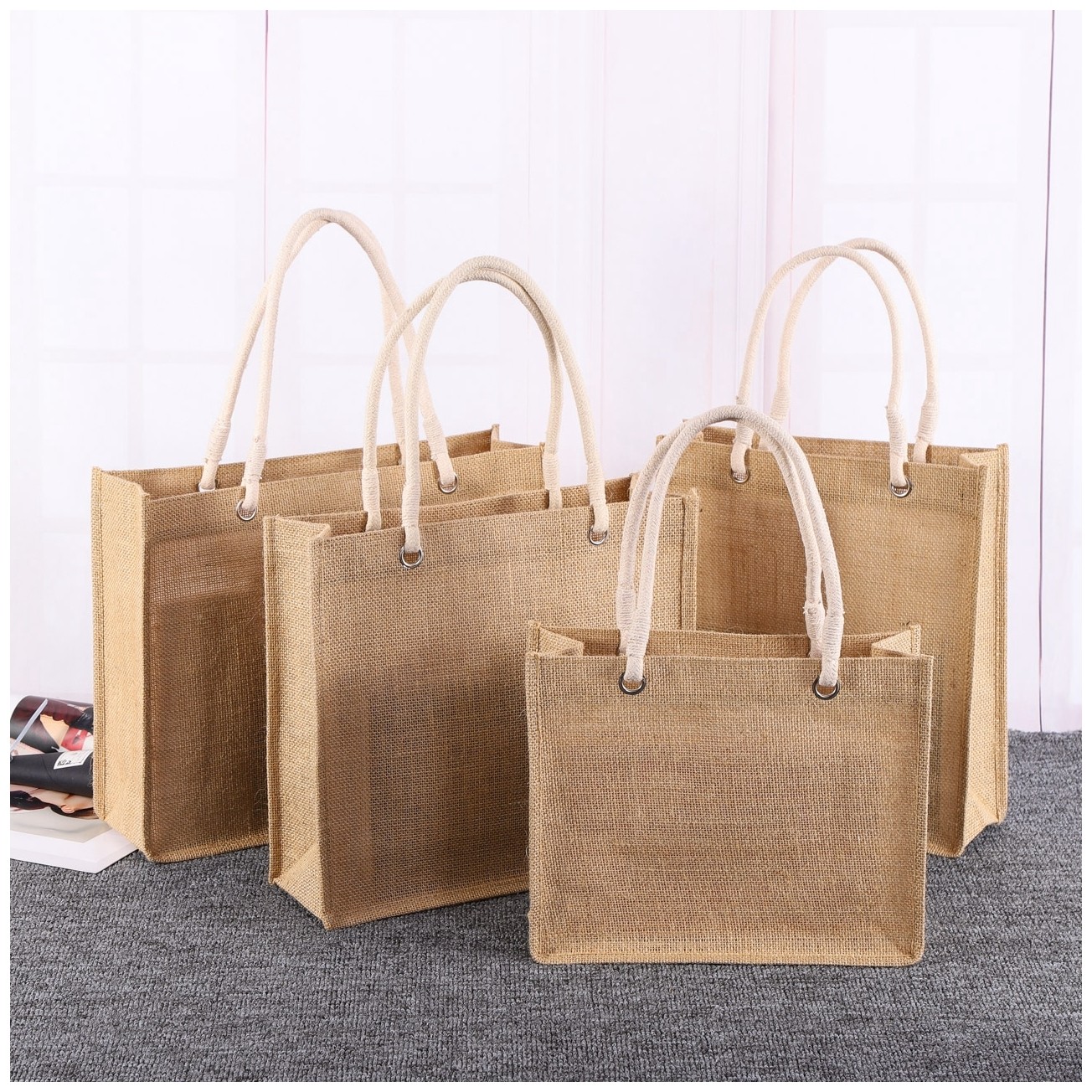 Eco Friendly Jute Tote Bags
