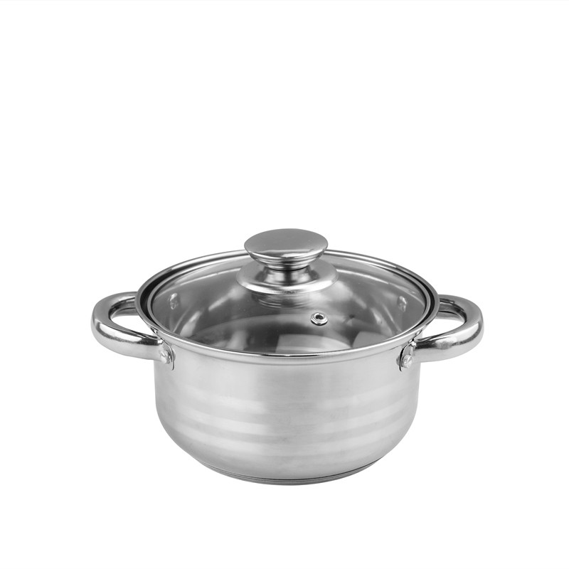 Restaurant 12pcs Stainless Steel Cookware Set Customized Logo