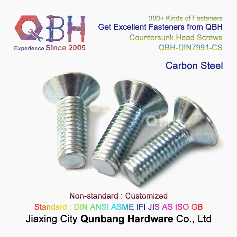 Qbh DIN7991 Ss SUS 304/316 Stainless Steel Cks Countersunk Hex Socket Sink Head Screw