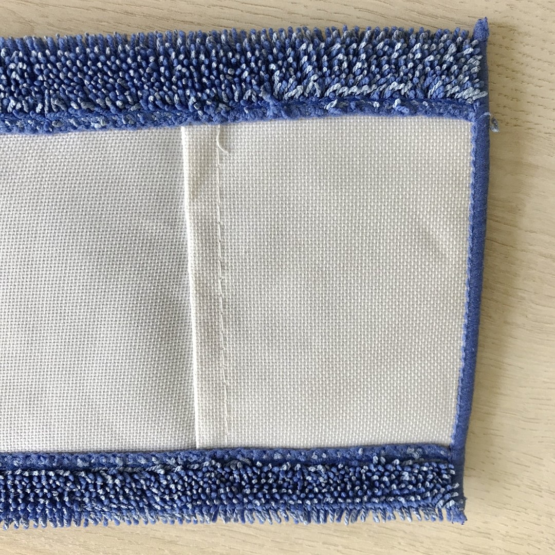 100% polyester absorb water flat mop house keeping wet mop Chinese suppiler with scrape