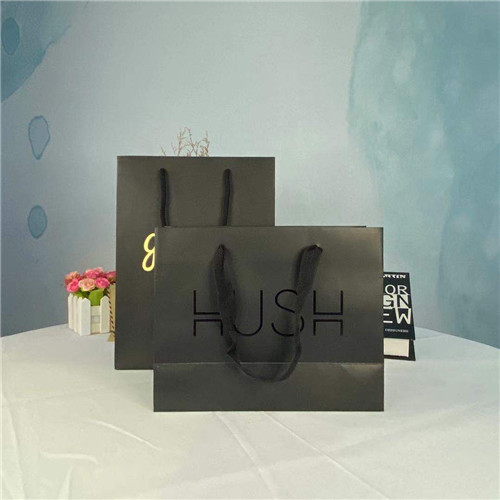 Recyclable Logo Custom Printed Paper Bags For Shopping