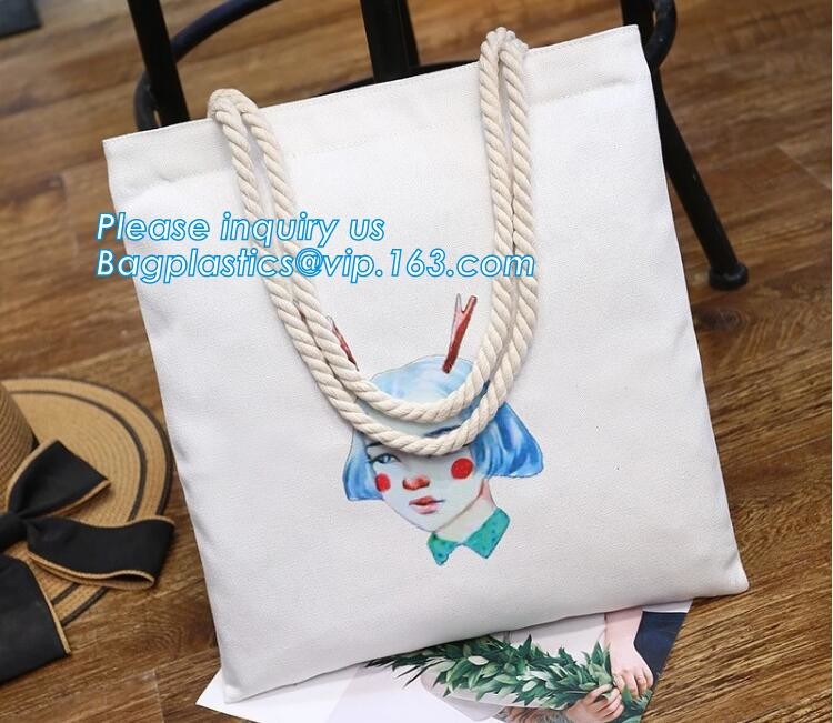 Reusable 100% Cotton Canvas Bag Canvas Tote Bags Convenient Environmentally Grocery Shopping Bags,zipper canvas bag cott