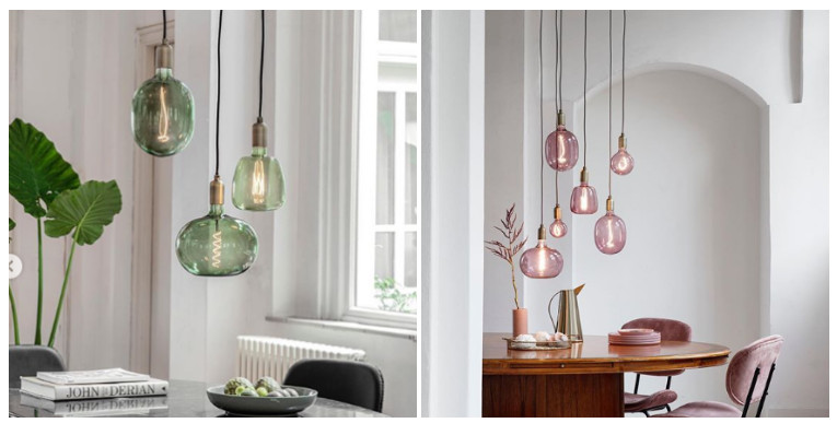 G95 Globe LED Filament Bulb Edison Amber Light Bulbs 230V
