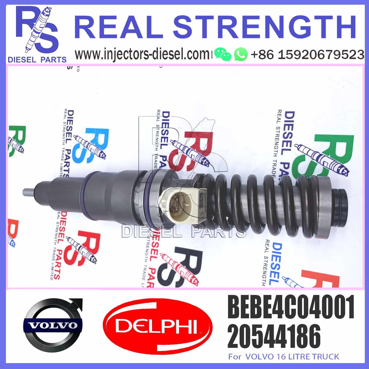 85000318 diesel fuel injector 2 pins injector BEBE4C04001 For V-O-L-V FH 16 D16C Euro 3