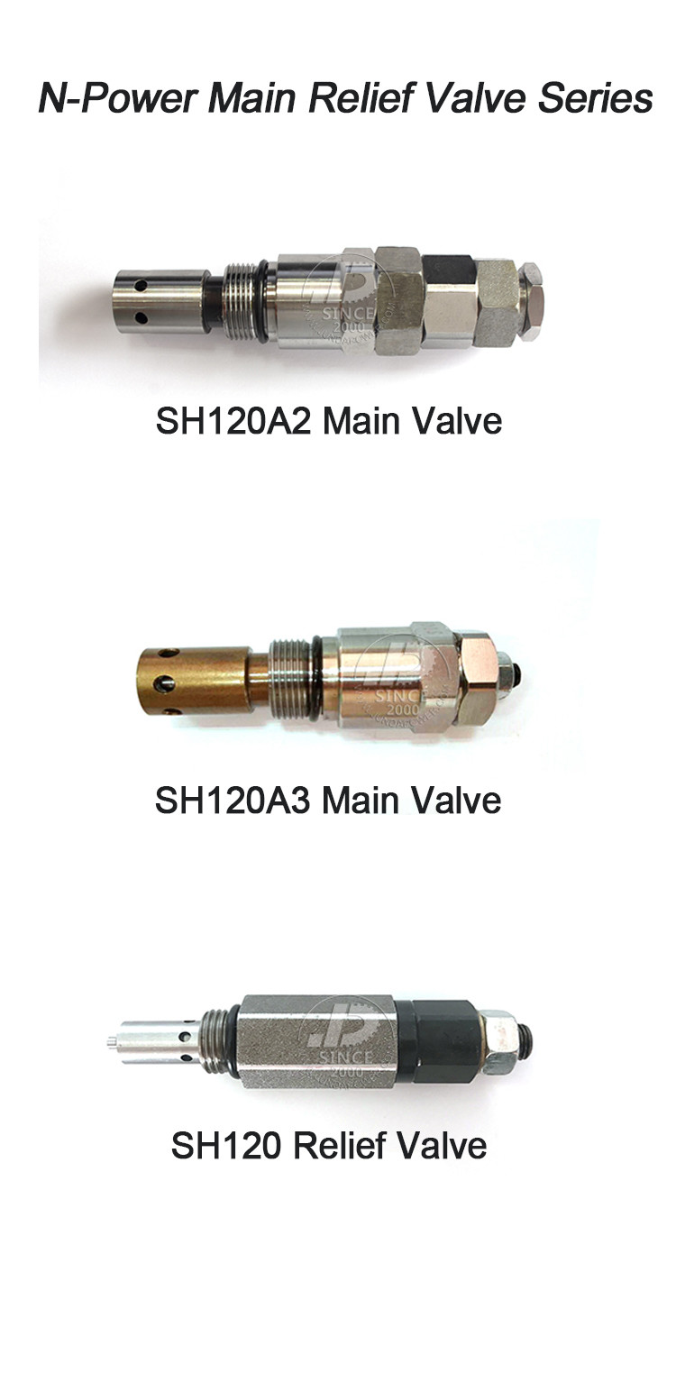 SUMITOMO SH120A2 SH120A3 SH120 Main Relief Valve