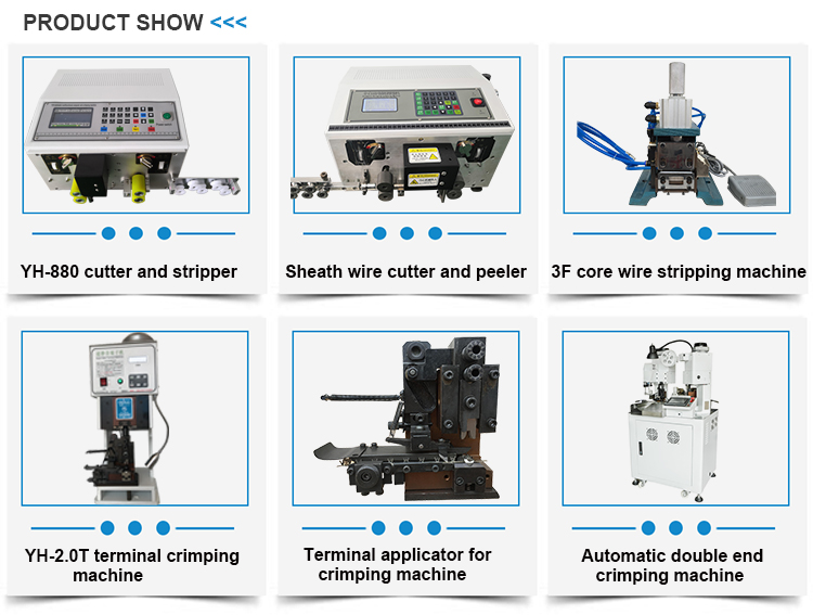 YH-845 Automatic Cable Wire Cutting and Stripping Machine for Various Stripping Lengths