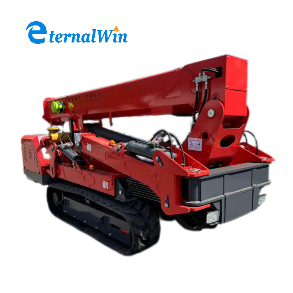Electric And Diesel Power Spider Crawler Crane With Steel Lifting Capacity 3 Ton 5 Ton 8 Ton 10Ton 12Ton