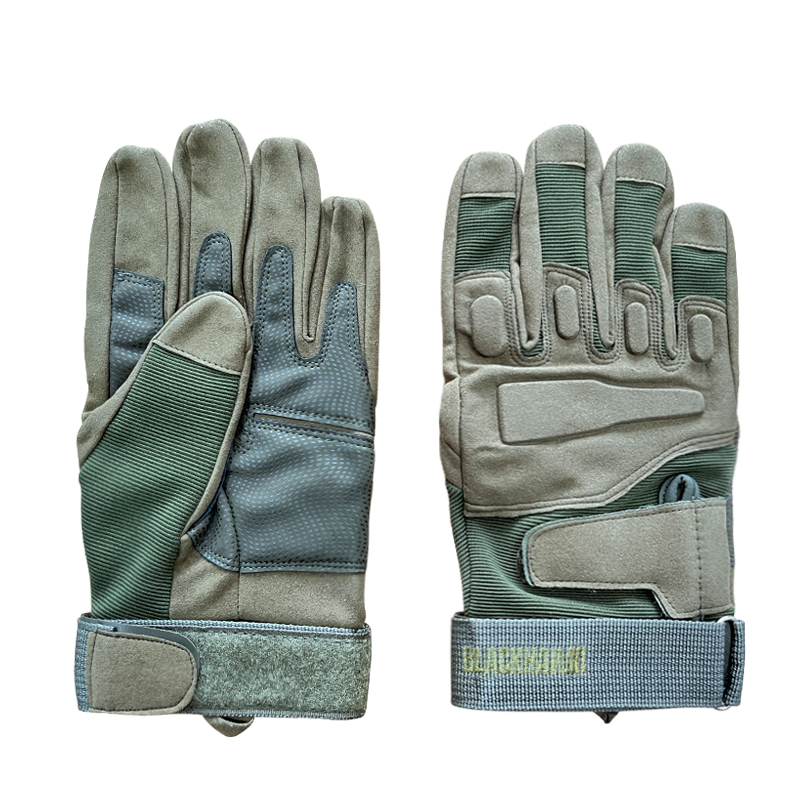 Blue Color HPPE Full Finger Gloves for Outdoor Travelling and Cycling Enthusiasts