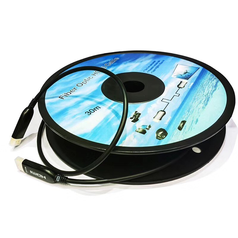HDTV cable Without chip 2.0V 4K*2K 18 Gbps Fiber Optic PVC HDTV 4k@60Hz 5M-50M