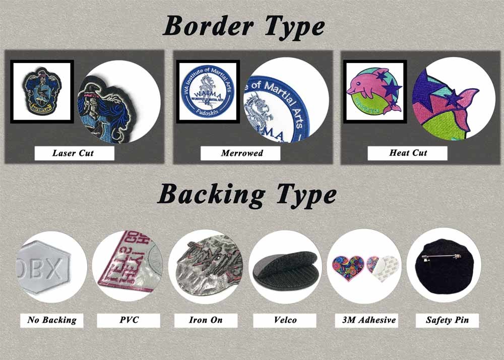 Logo Applique Custom Embroidered Patches For Hats Clothing OEM ODM