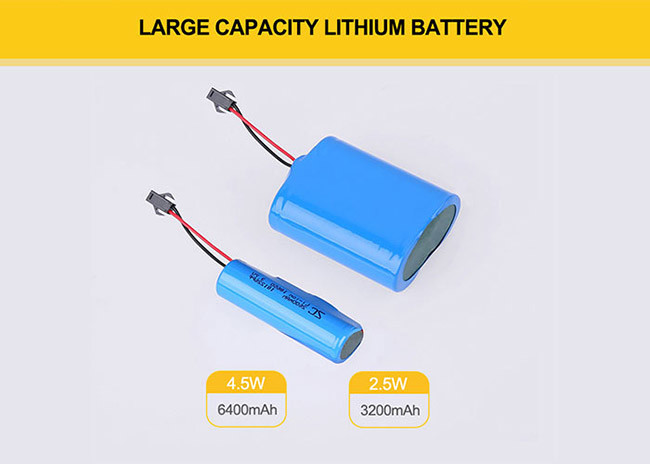Energy Conservation Solar Lawn Lights 3200AH 6400mAH 30cm 60cm 80cm Height