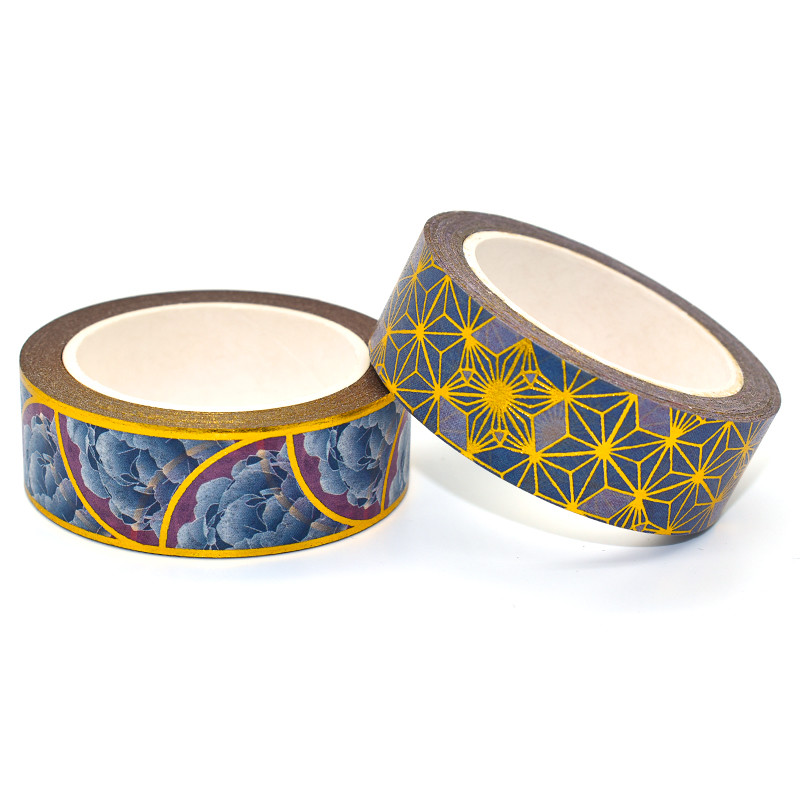 Custom Foil Printing Japanese Washi Paper Tape Washi Tape