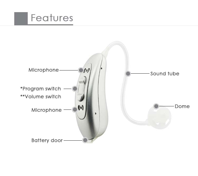 Vigor 402 Programmable Hearing Amplifiers For Profound Sensorineural Hearing Loss